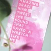 A5 Kort: Amazing Grace