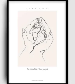 A3 Plakat: For this child I have prayed
