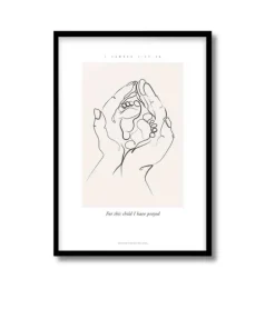 A3 Plakat: For this child I have prayed