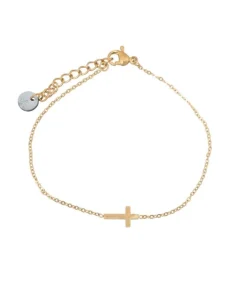 Armbånd med kors, guldbelagt
