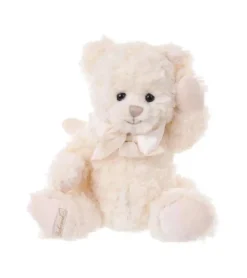 Bamse med Englevinger, hvid – 35 cm