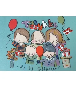 Blandet Postkort, 3 motiver, Pakke m. 12 stk