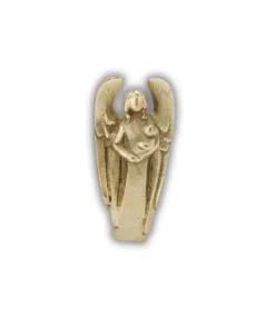 Bronze Engel med et barn, 7 cm