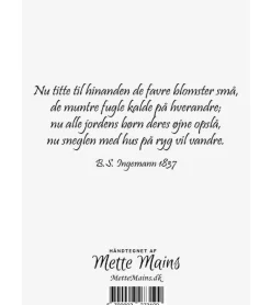 Dåbskort med kirke, A6 Dobbeltkort