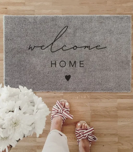 Dørmåtte: Welcome home