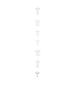 Engle papirskæde, 78 cm