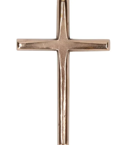 Enkelt vægkors i bronze