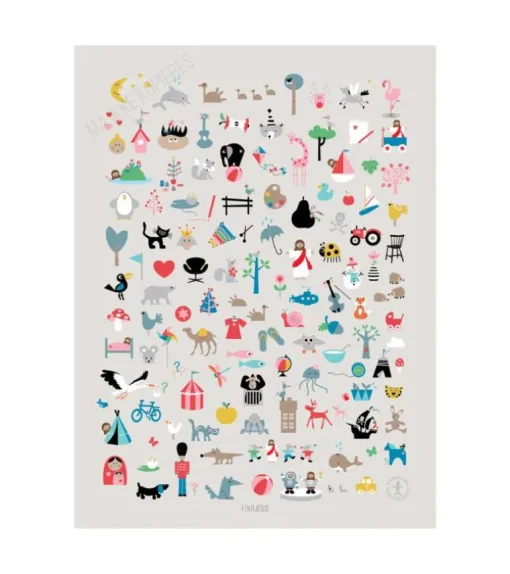 Find Jesus, Plakat af Josephine Blay, A3