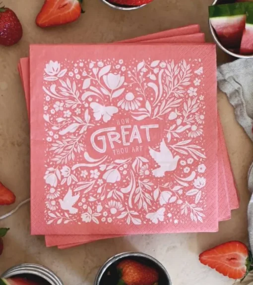 Frokostserviet, How great Thou art!