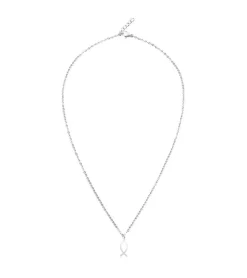 Halskæde “Bless you” fisk, sølv