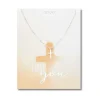 Halskæde “Bless you” kors, sølv