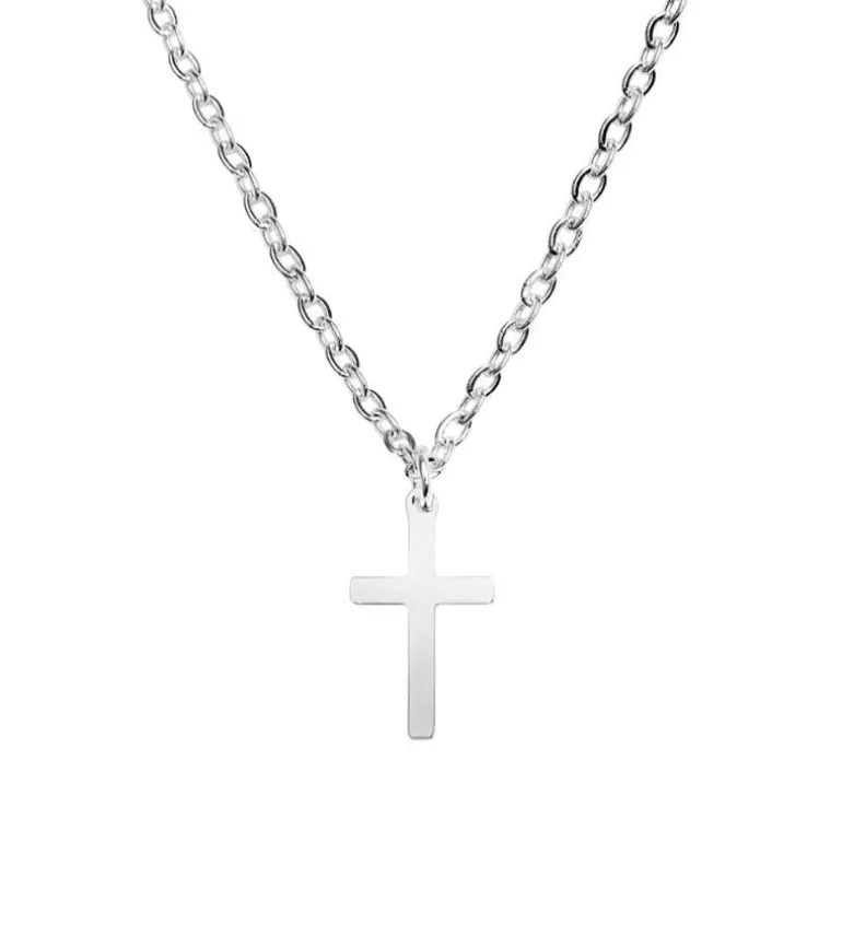 Halskæde “Bless you” kors, sølv