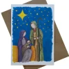 Julekort, Maria, Josef og Jesusbarnet, Dobbeltkort