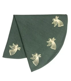 Juletræstæppe med engle