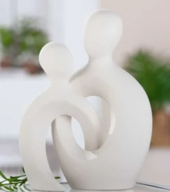 Keramikskulptur, Sammenføjet, 24 cm