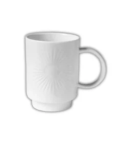 Krus med sol, Porcelæn