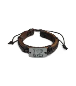 Læderarmbånd, I LOVE JESUS