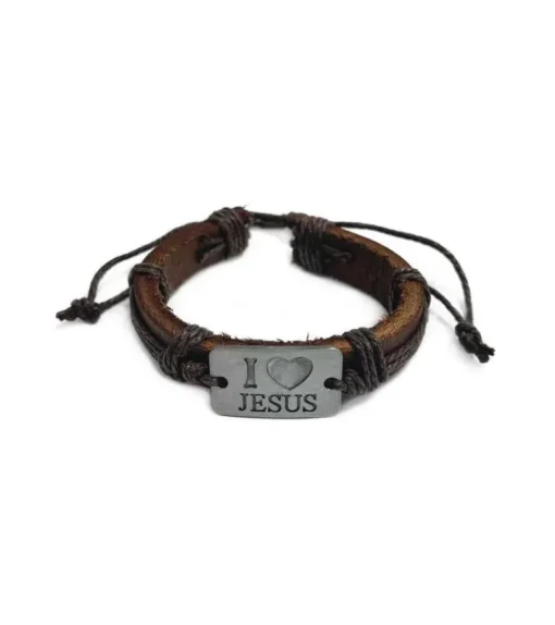 Læderarmbånd, I LOVE JESUS