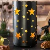 LED lanterne med stjerner, 23cm