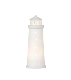 LED-fyrtårn i porcelæn, lille
