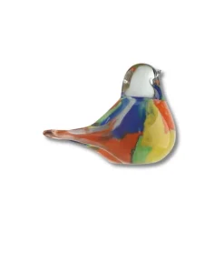 Multi farvet glasfugl