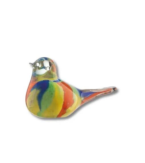 Multi farvet glasfugl