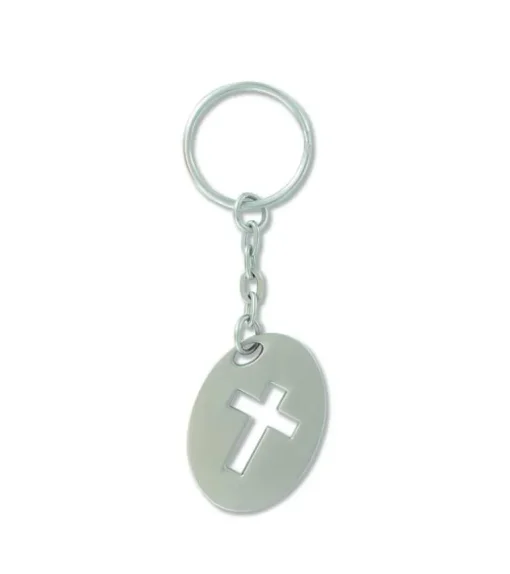 Nøglering med kors symbol