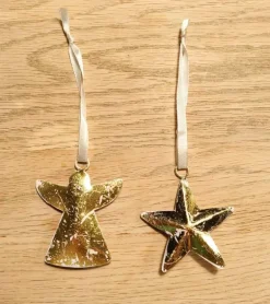 Ophæng, Engel, hvid og guld