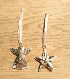 Ophæng, Engel, hvid og sølv