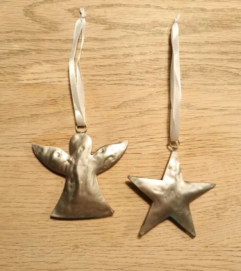 Ophæng, Engel, Sølv, hamret, 8 cm