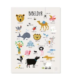 Plakat Bibeldyr af Josephine Blay