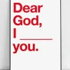 Plakat: DEAR GOD, A3