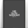 Plakat: Gud, giv mig tålmodighed! A4