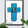 Plakat: Johannes 3:16, 50×70 cm