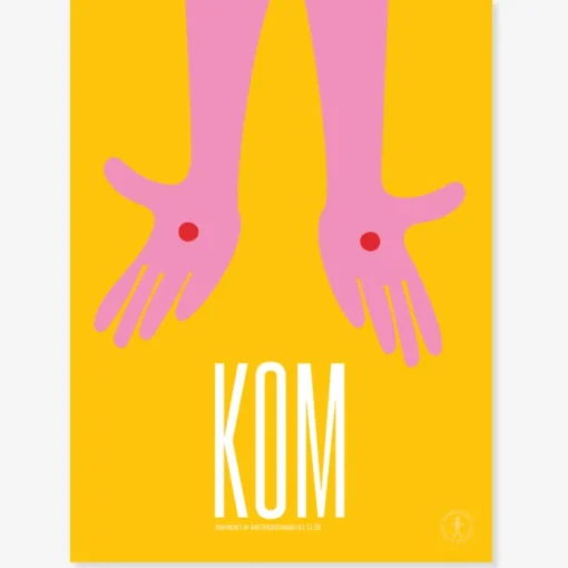 Plakat: KOM 30×40 cm af Josephine Blay
