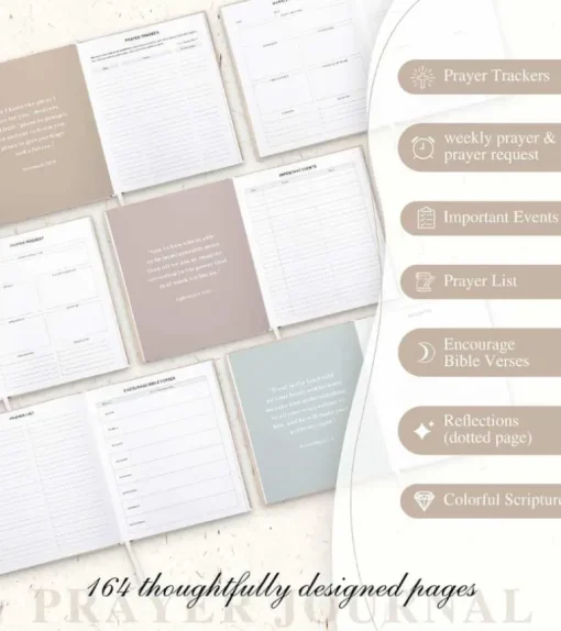 Prayer Journal, Creme