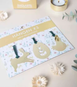 Påskeophæng i guld, 3 pk