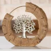 Skulptur, Livets træ, Tætte grene, 19 cm