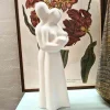 Skulptur: Nybagte forældre, Keramik, H 32cm