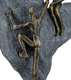 Skulptur, Par på hjerte, 30 cm