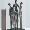 Skulptur: Sammenhold med 4 personer, 30 cm