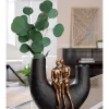 Skulptur, Vase med Par, 21 cm