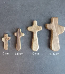 25 stk Lommekors i Oliventræ – 7 cm