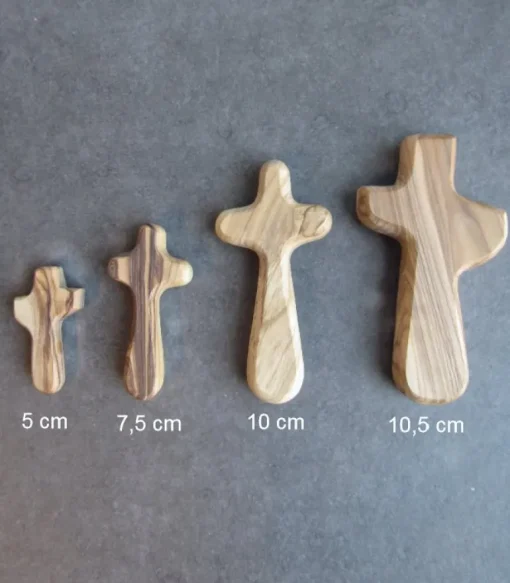 25 stk Lommekors i Oliventræ – 7 cm