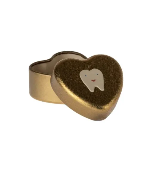Tandæske, guld