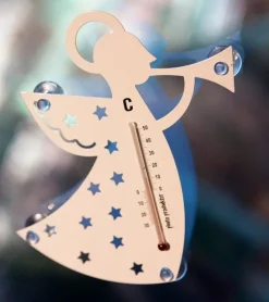 Termometer med engel UDE/INDE