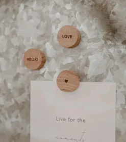 Træmagnet, Hello Love, 3 pak