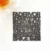 Træskilt, Bibelvers: Fadervor, Sort MDF, Lille