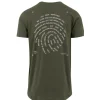 T-shirt: Known & Loved, Psalm 139, Olivegreen