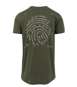 T-shirt: Known & Loved, Psalm 139, Olivegreen